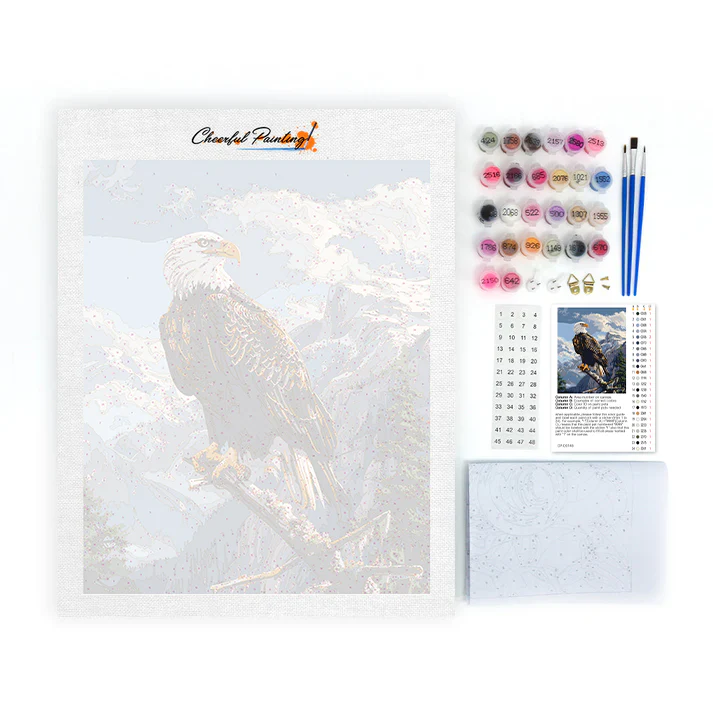 Bald Eagle - Paint by Numbers - Image 4