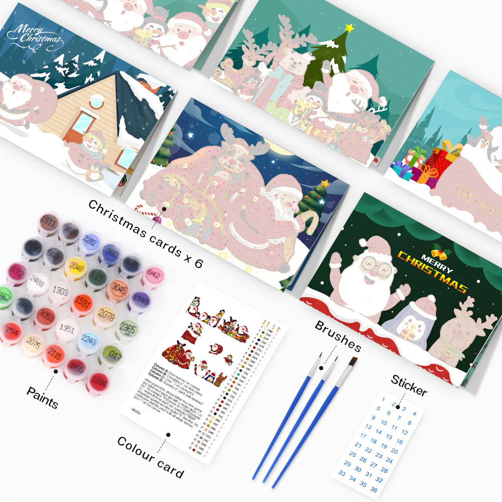 Christmas card IV (Set of 6) - Image 10