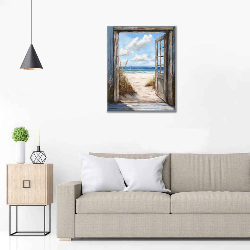 Ocean Doorway - Paint by Numbers - Image 3