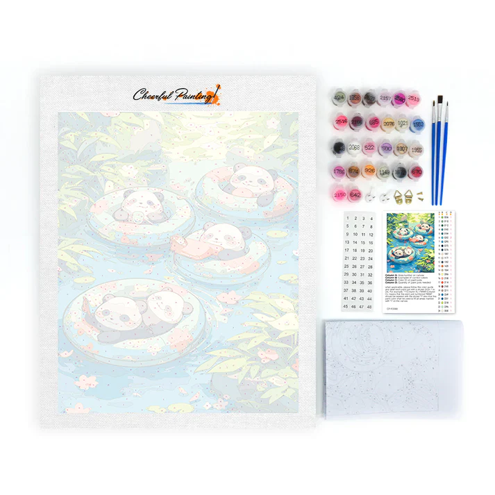 Cute Panda - Paint by Numbers - Image 4
