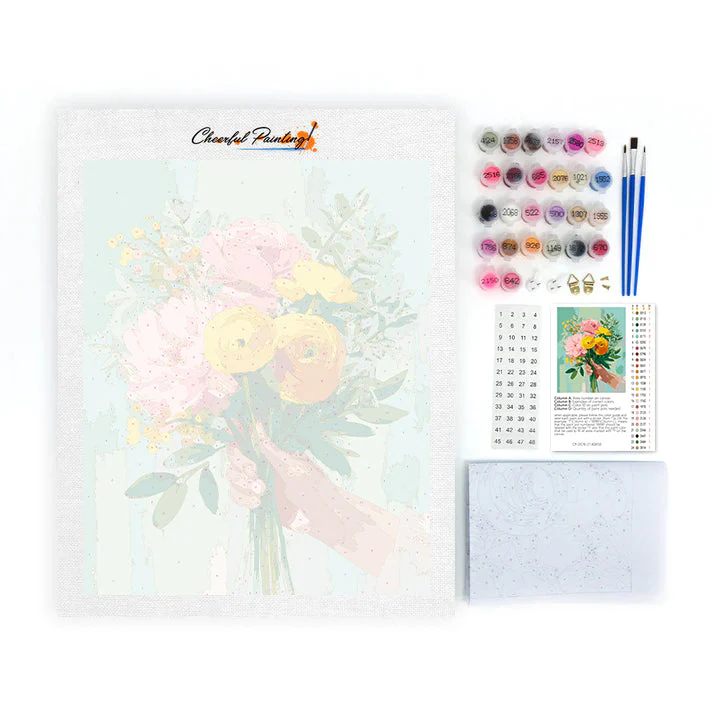 Floral Gift - Paint by Numbers - Image 4