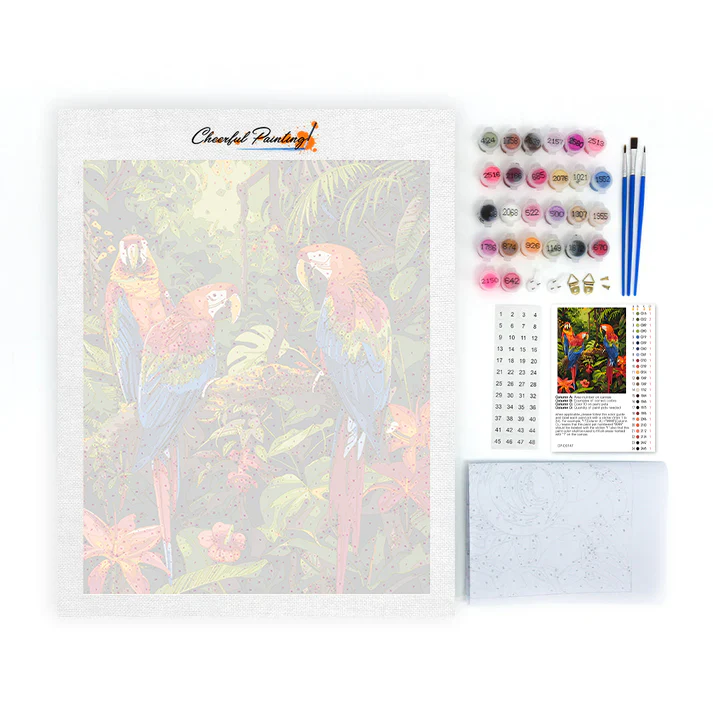 Macaw - Paint by Numbers - Image 4