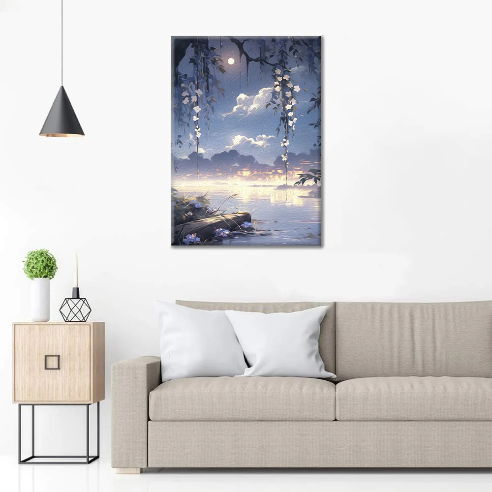 Moonlight family - Paint by Numbers - Image 3