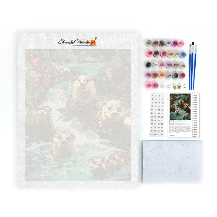Otter - Paint by Numbers - Image 4