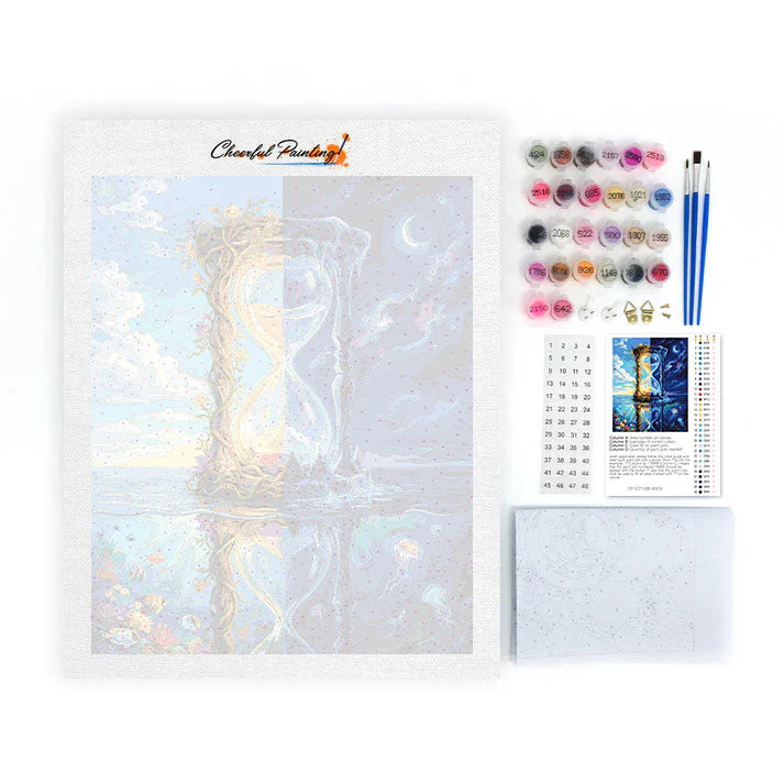 Time Hourglass - Paint by Numbers - Image 4