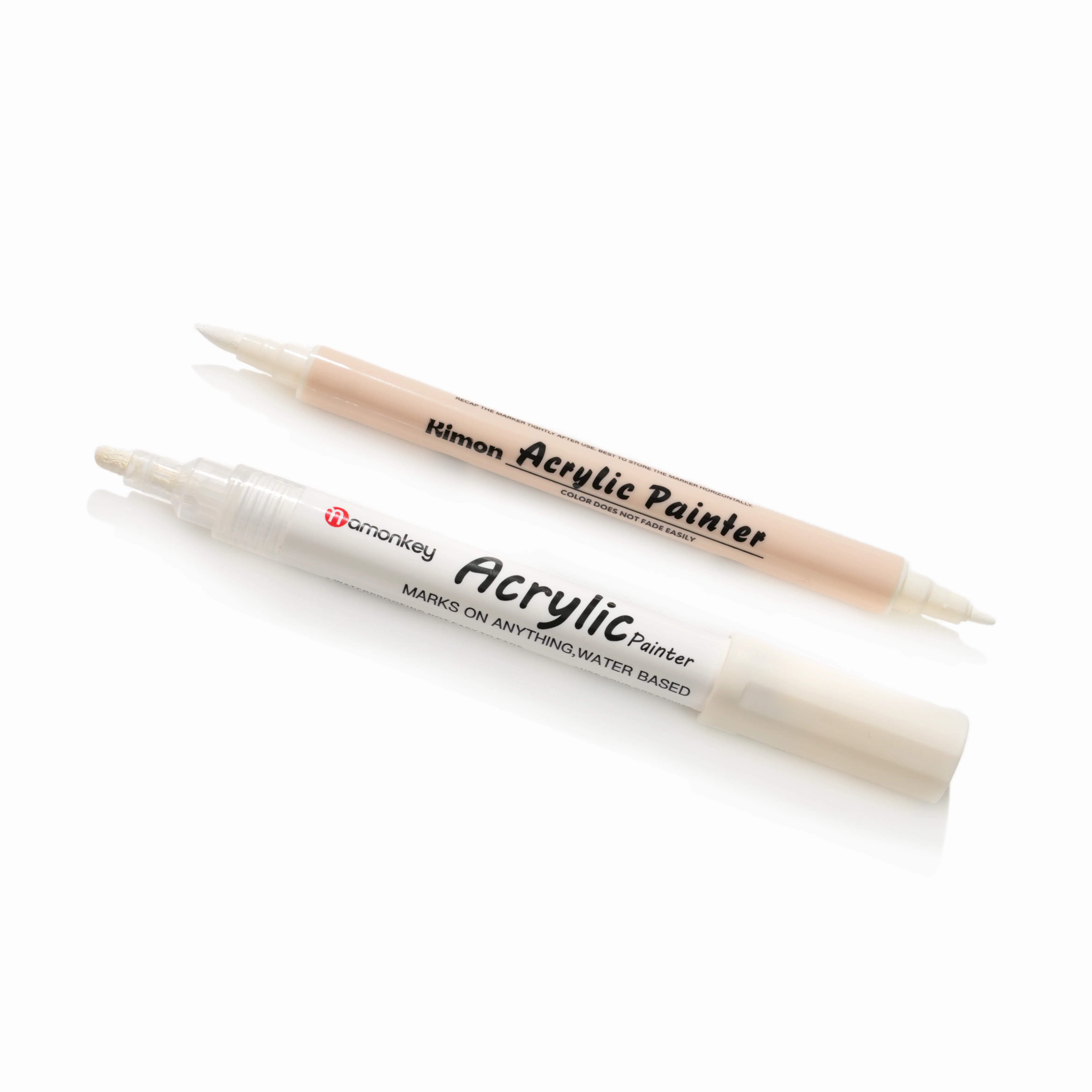 White Acrylic Paint Pens (2 Pack) - Image 3